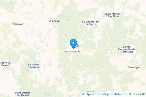 Centre VHU à Joué-du-Bois (61320)