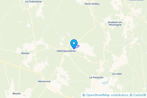 Centre VHU à Valempoulières (39300)