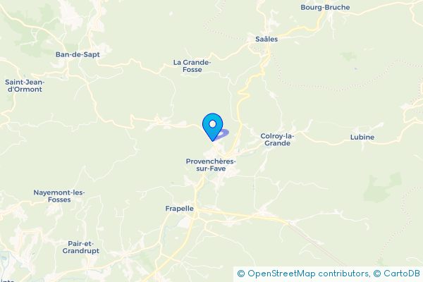 Enlèvement Épave à Provenchères-et-Colroy (88490)
