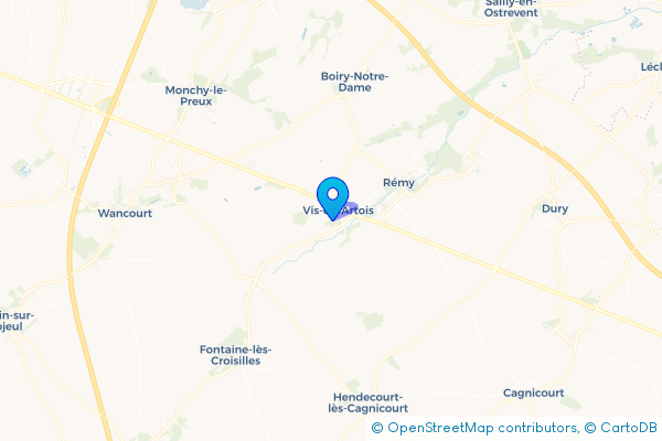 Épaviste Gratuit à Vis-en-Artois (62156)