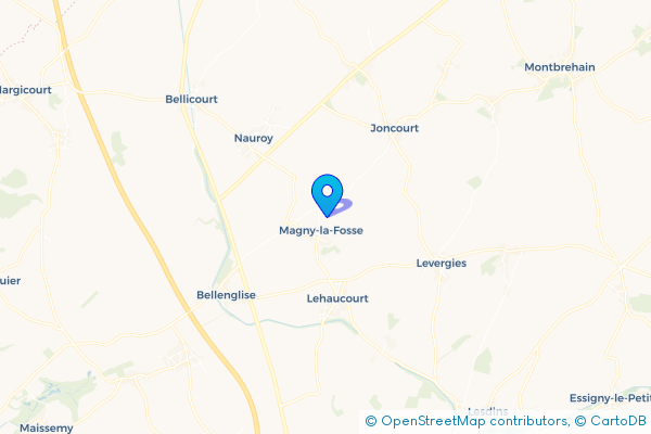 Épaviste Voiture à Magny-la-Fosse (02420)